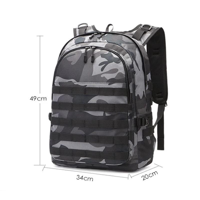 Рюкзак для игры PUBG, мужские школьные сумки, Mochila Pubg, Battlefield Infant, камуфляжный рюкзак для путешествий, холщовый рюкзак с зарядкой через usb, косплей