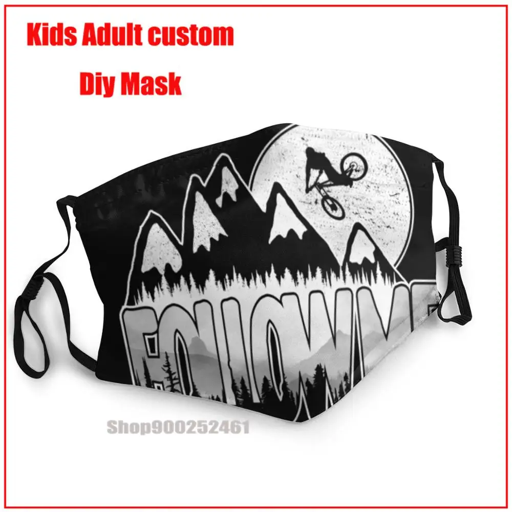 

Follow Me MTB Bicyle DIY masque adulte lavable washable reusable face mask adult mask pm2.5 funny pattem print grimace ghost