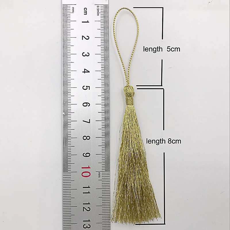 32 шт. 8 см подвесная веревка шелковые кисточки челка шитье бахрома