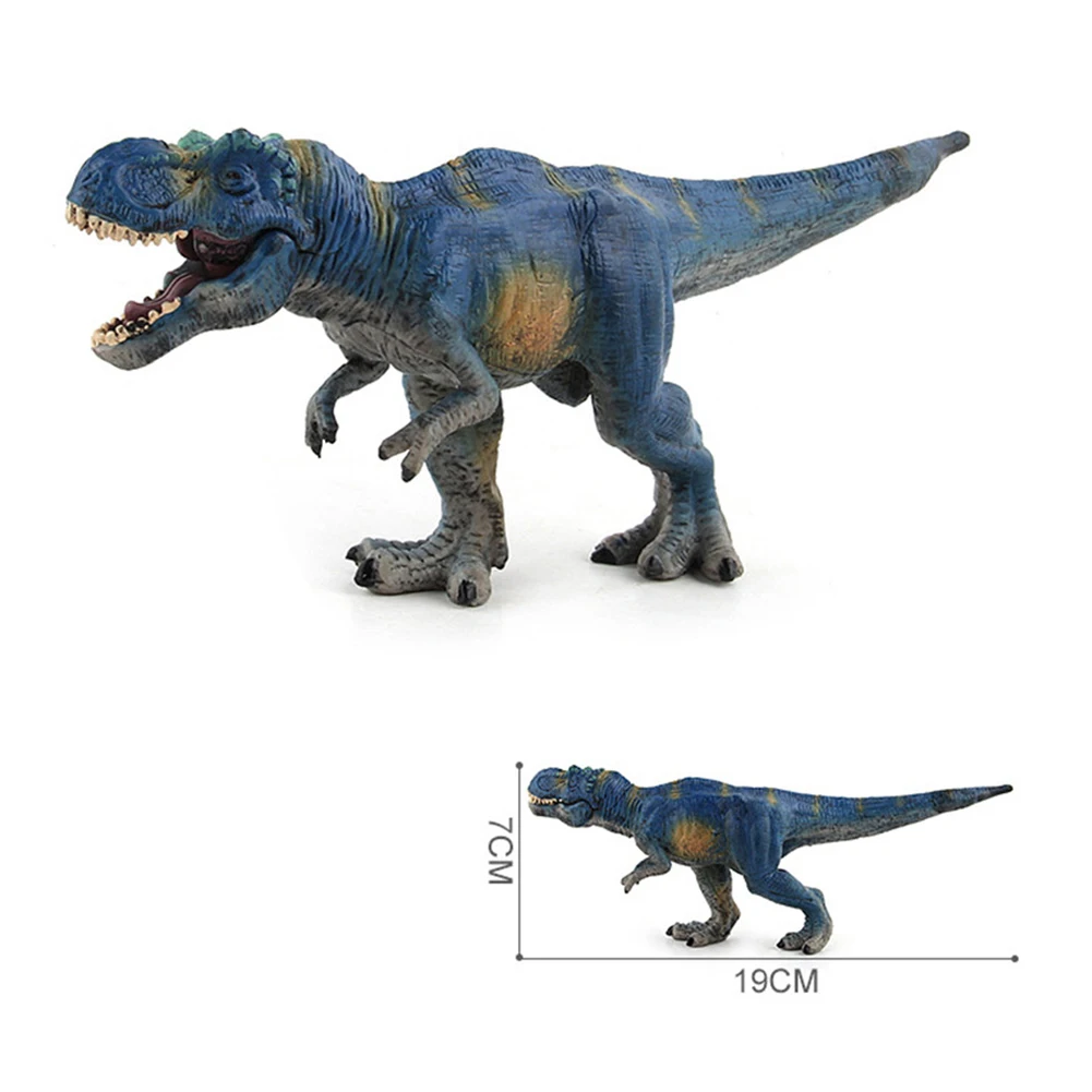 

Realistic Shape Simulated Dinosaur Model Children's Toy Solid PVC Material Blue Tyrannosaurus Pterosaur Toy For Boys Juvenile