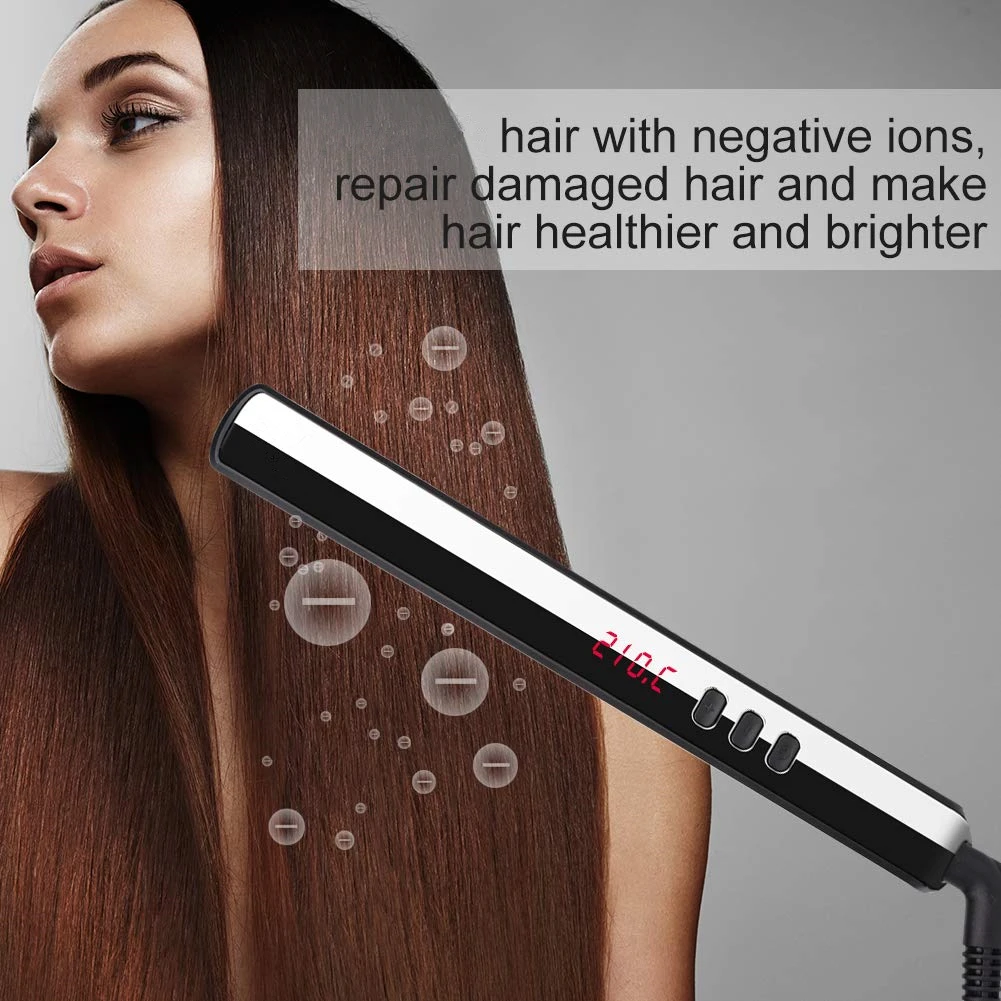 

Hair Straightener Brush Bearad Comb professional Ceramic Spray Straightening Comb Female&Male Straight Hair Brush Beard Tool