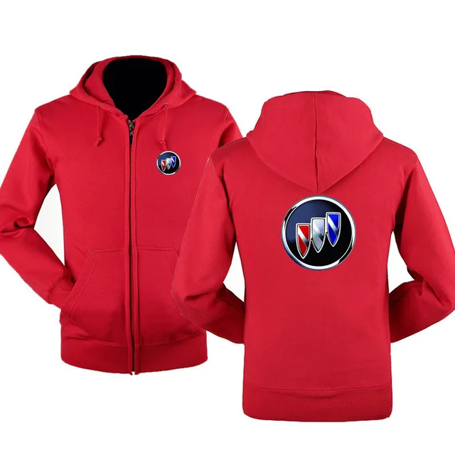 

Winter Hoodie Male for Buick logo Long sleeve hoodies men Zipper Sweatshirt Hoodies Mens Hooded Coat Jacket