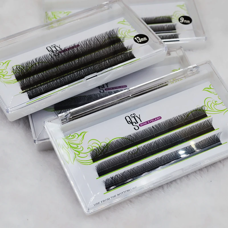 8~13mm y weave eyelash extension mix premium natural synthetic mink individual makeup professional | Красота и здоровье