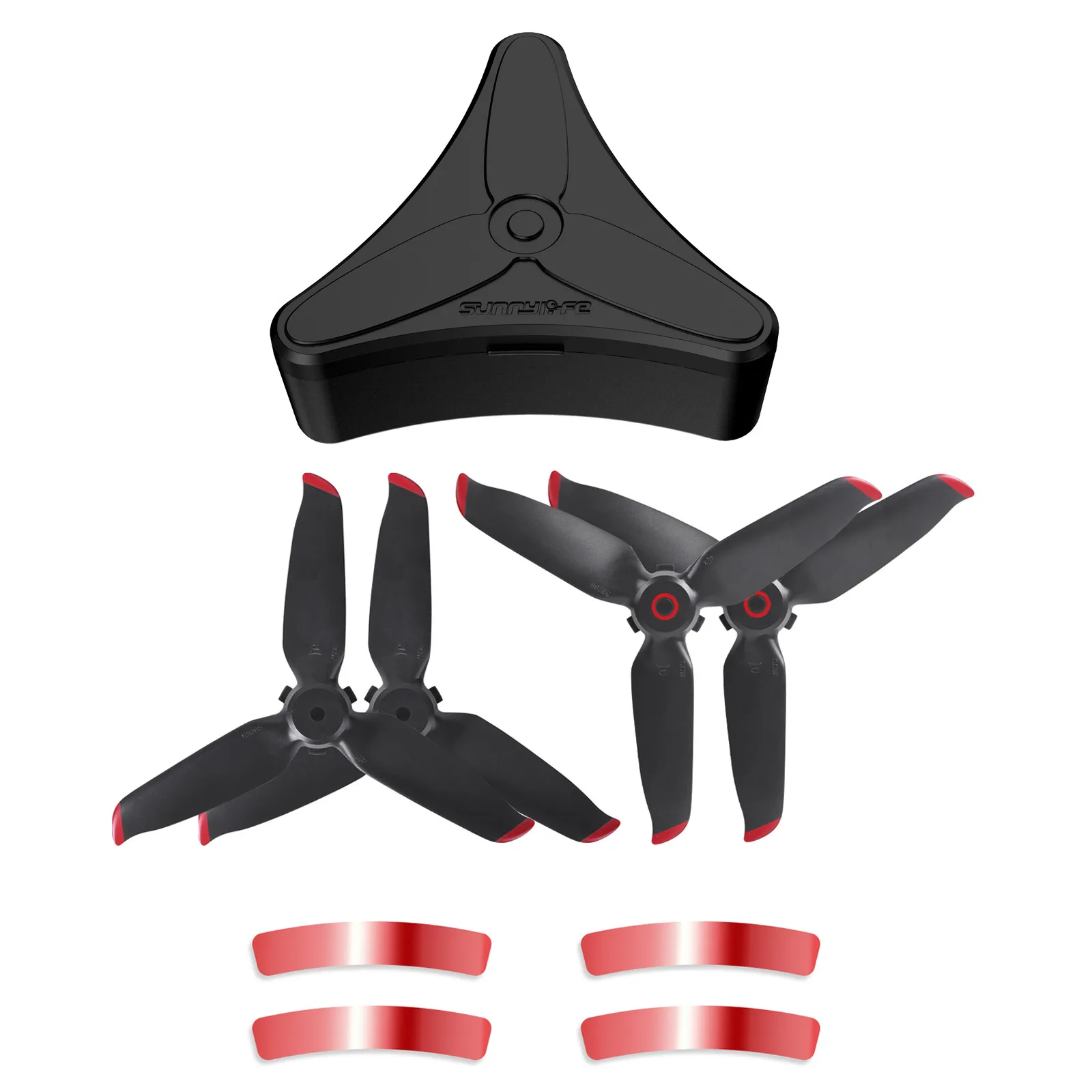 

FPV Propeller Storage Case, Blade Props Box, Portable Prope Ller Storage Box Protective Case + 2 Pairs Blade For DJI FPV