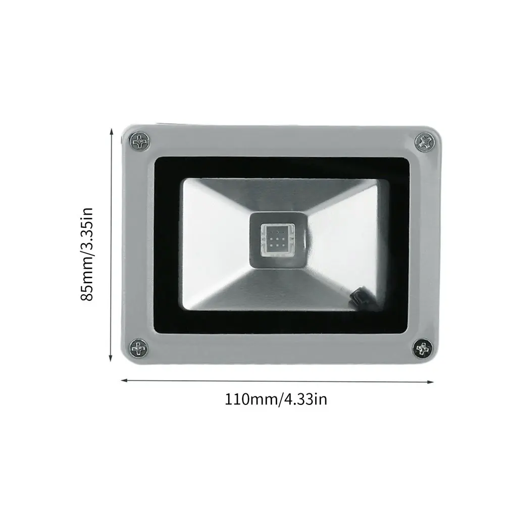 

New High Quality Outdoor Waterproof IP65 Floodlight 10W 85V-265V RGB 16 Colof Changeable with Remote Controller Wholesale