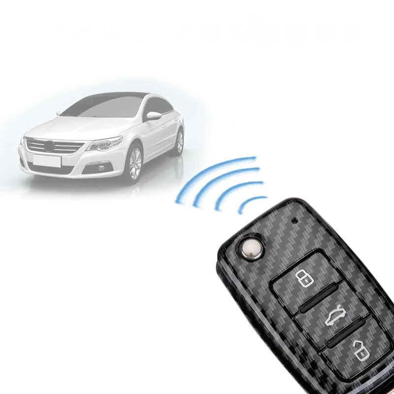 Чехол для ключей автомобиля из АБС-пластика для VW Golf Bora Jetta POLO GOLF Passat Skoda octevia A5 Fabia seat Leon Golf-7 Tiguan-L автомобильный брелок