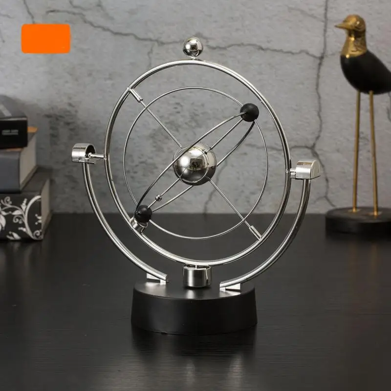 Серебряная забавная планета небесная Вселенная Кинетическая Орбитальная