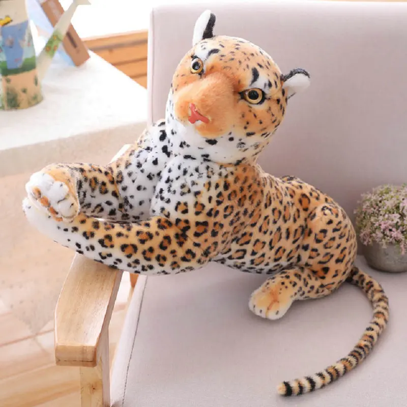 

30-120cm simulati Tiger Leopard Plush Toys Soft Stuffed Animals White Tiger Doll Children Kids Birthday Gifts