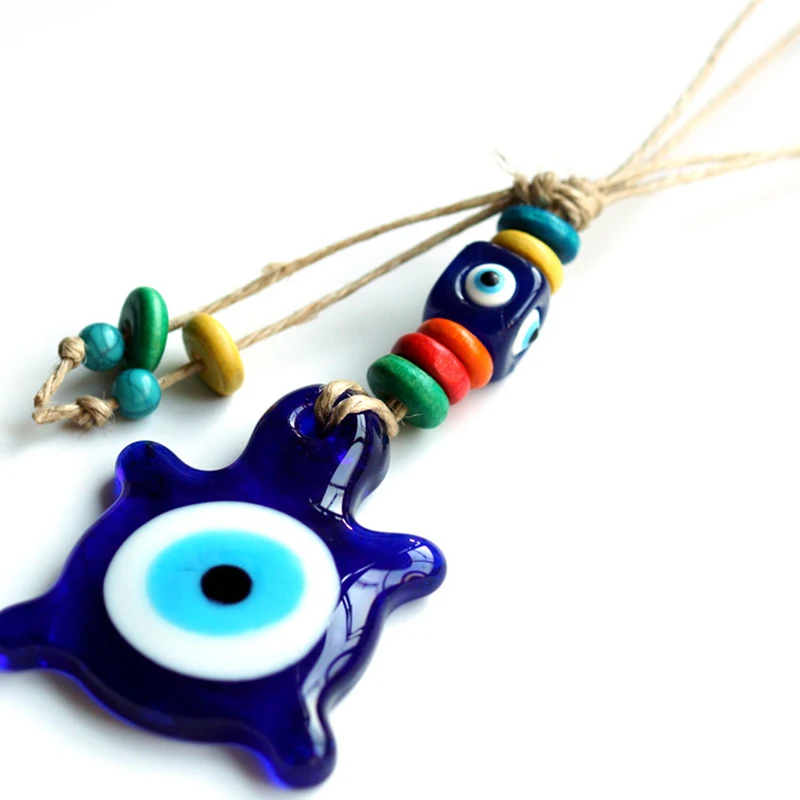 EVIL EYE cuckle подвеска для ключей держатель для ключей стеклянный шарик синий турецкий брелок для ключей в форме глаза Модные Ювелирные изделия Подарки для женщин мужчин мальчиков LE242