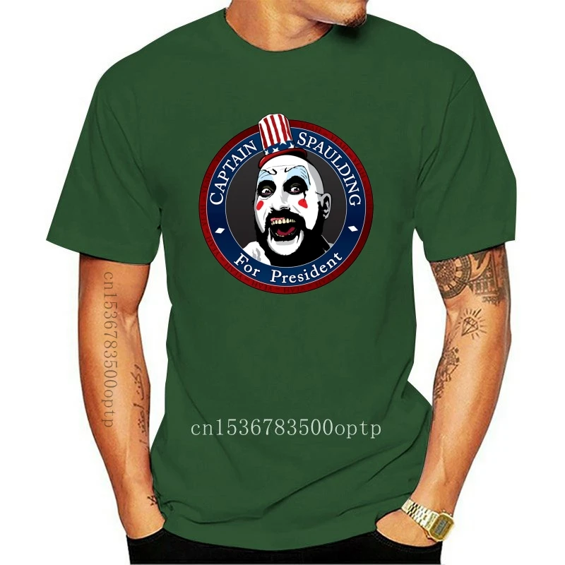 

Новинка 2021, футболка CAPTAIN SPAULDING THE DEVILS, американский размер S M L XL 2XL 3XL, EN1