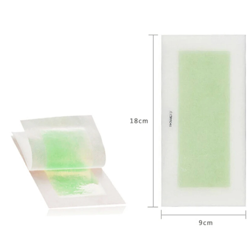 

5PCS/lot Hair Removal Double Side Depilatory Epilator Wax Strip Paper Pad Patch Waxing For Face / Legs Body / Bikini/ Underarm