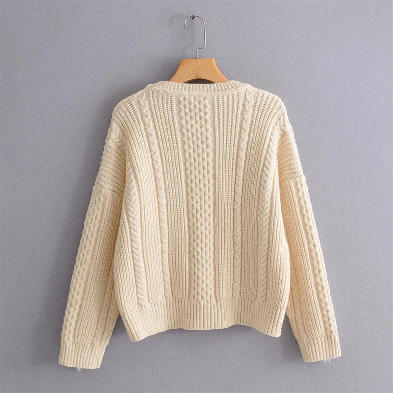 H. SA корейский модный женский свитер и пуловеры Oneck Ruffles Pull Jumpers хаки зимний теплый женский свитер-пуловер свитер оверсайз