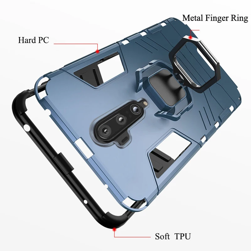 Противоударный чехол для Oneplus 7T 7 Pro, задний Чехол для One plus 7 7T Pro 6 T, магнитный автомобильный держатель с кольцом, полный Чехол, защитный чехол s