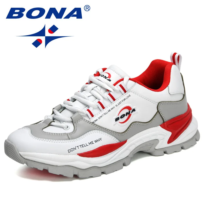

BONA 2021 New Desiigners Classic Running Shoes Men Trainers Sport Shoes Man Walkng Jogging Shoes Athletic Sneakers Mansculino