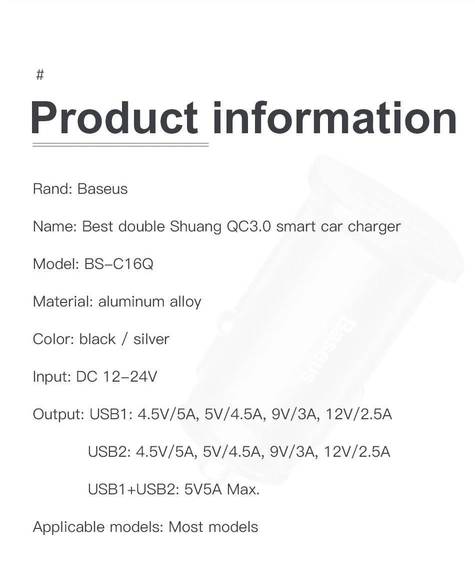 Baseus Быстрая зарядка 4,0 3,0 USB Автомобильное зарядное устройство для iPhone 11 Pro Max Xiaomi huawei SCP QC QC4.0 QC3.0 C PD быстрое автомобильное зарядное устройство для телефона