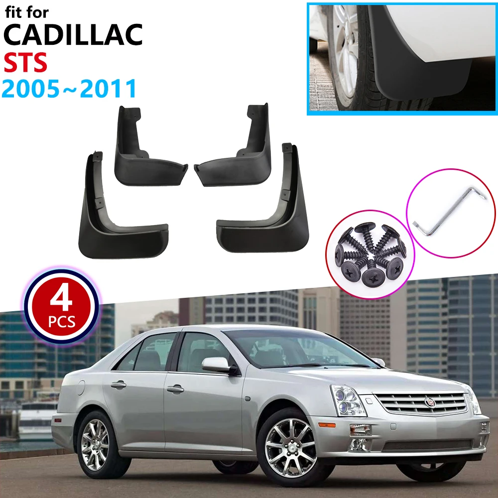 

Mudflap Mudguard Fender For Cadillac STS 2005~2011 2006 2007 2008 2009 Auto Parts Front Rear Mud Splash Guards Car Accessories