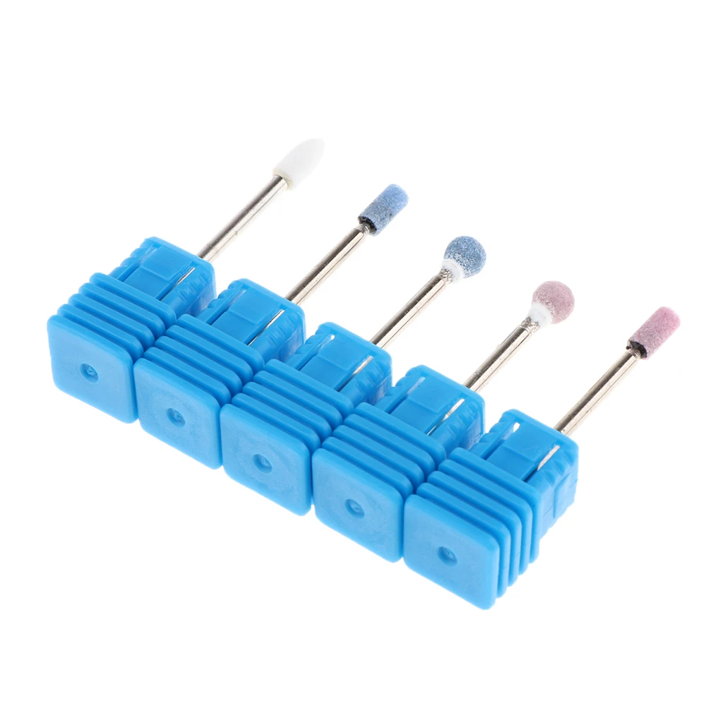 

Pack of 5 Fashion Art Nail Drill Bits Professional Nail Gel Remove Polishing