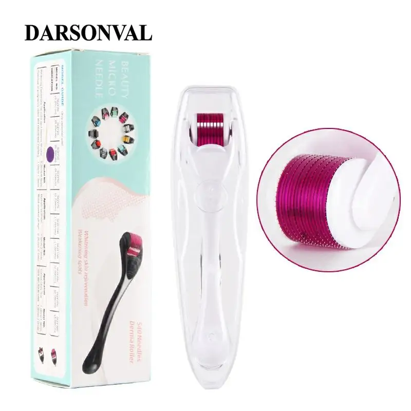 DARSONVAL DRS 540 Дерма ролик микро титановые иглы микроиглы мезороллер машина для ухода за кожей и лечения выпадения волос