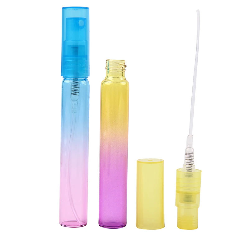 6 шт./упак. 4 мл 8 красочные Стекло флакон духов тонкий распыления воды бутылки