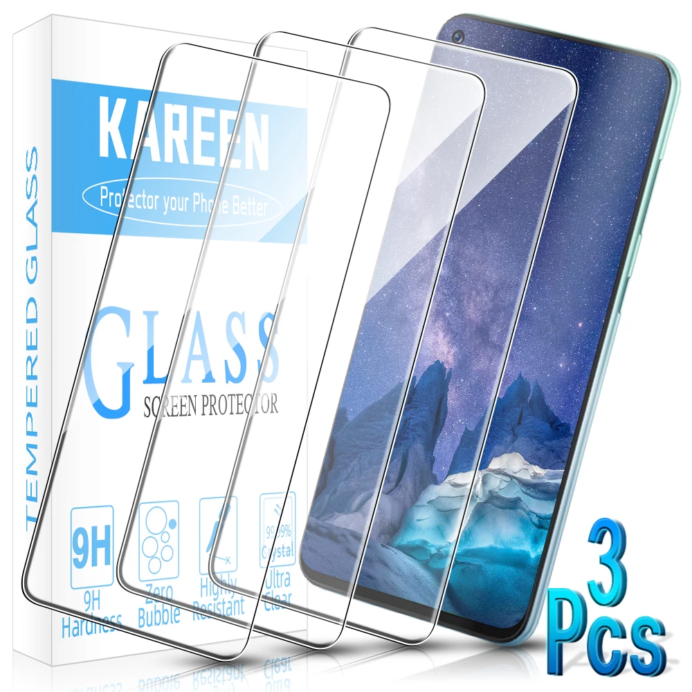 (3 упаковки) закаленное защитное стекло экрана для Samsung Galaxy M51 M40 M31 Prime M30 M21S M20 M11 M10 A90