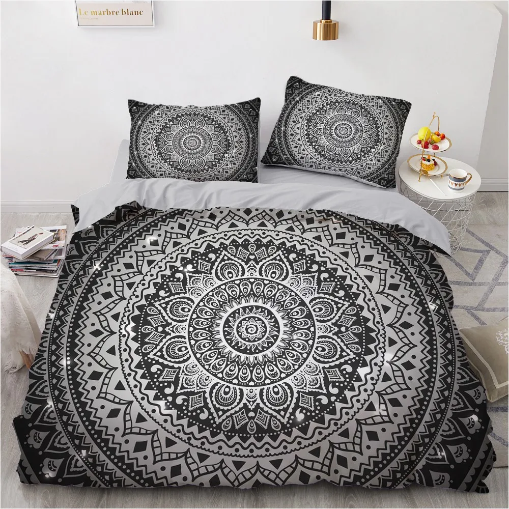 

Luxury 3D Design Custom Bedding Set Comforter Quilt Cover Double King Queen Double Single Size Home Textile