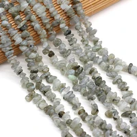 40cm natural flash labradorite stone freeform chips gravel stone beads for jewelry making diy bracelet necklace size 3x5 4x6mm