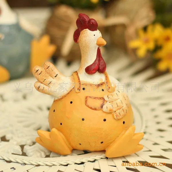 Лидер продаж пасхальные фигурки из каучука в европейском стиле куриный домик