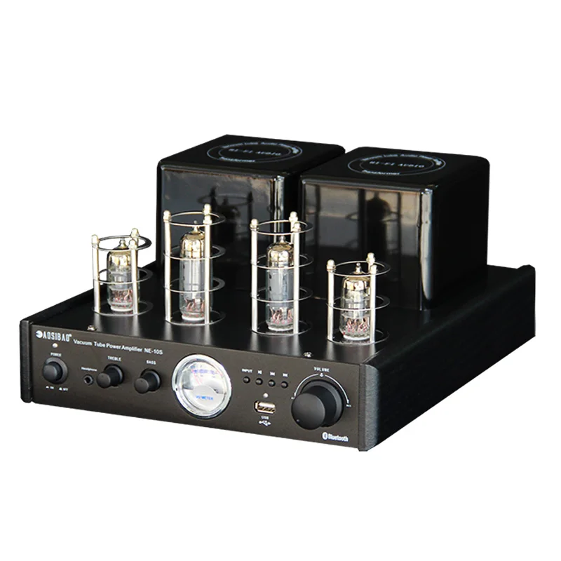 Новинка NE10S 6P1+ 6F1 трубка Bluetooth 4,0 USB BT AUX AC 220 В 2,0 канал 40 Вт+ 40 Вт Высокая мощность HiFi звуковая вакуумная трубка усилитель