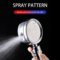 shower head high pressure 4 sided nozzle bath sprayer pressurized filter for water jetting showerhead sap bathroom accessories