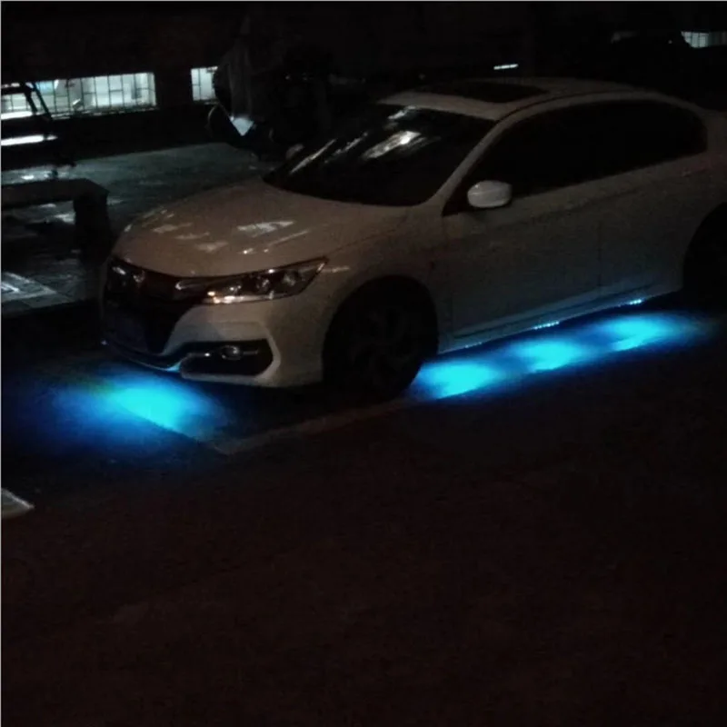 12V под автомобиль светодиодный светильник с Underglow гибкие светодиодные ленты s RGB