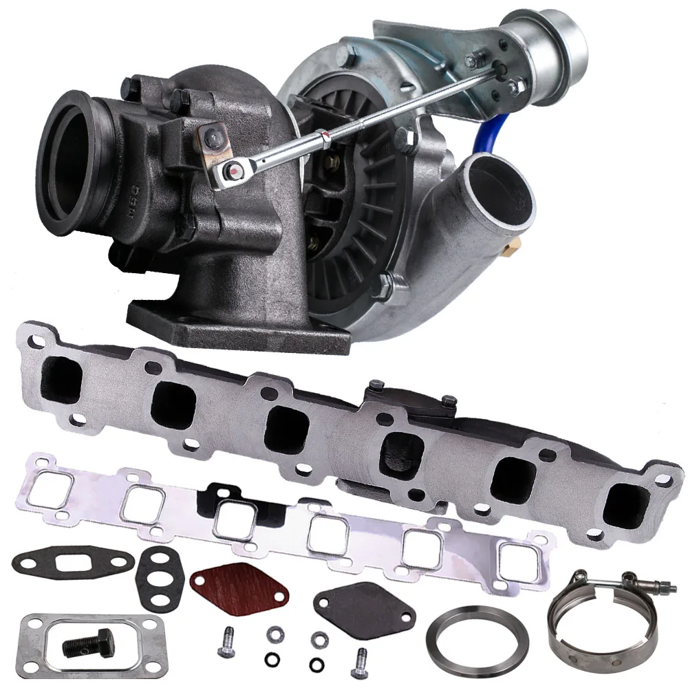 T3 турбо для Nissan Safari патруль 0 73 л TD42 GQ GU Y61 + выпускной коллектор GT35 GT30 T3T4 T04E 5 2 a/r 3