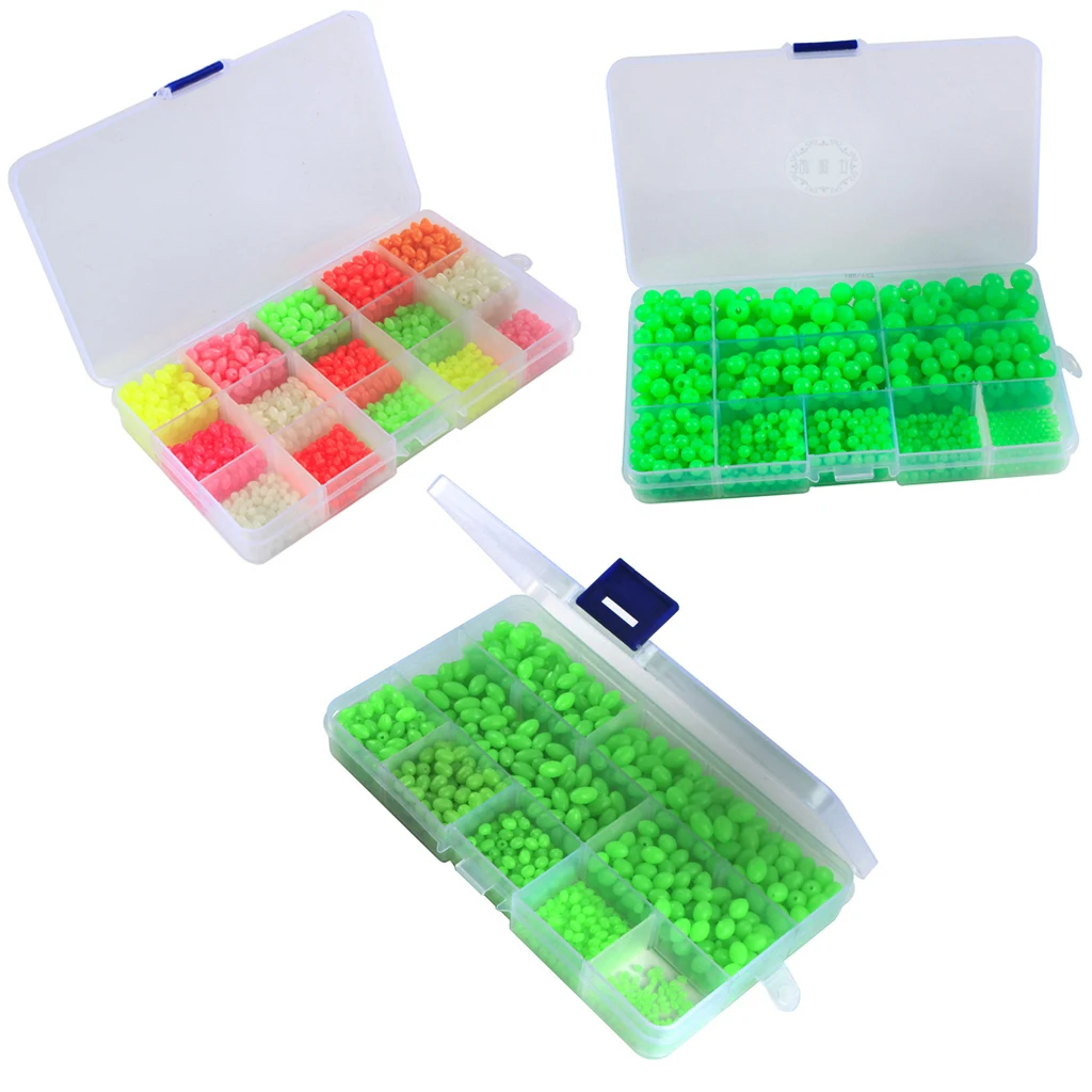 

1 коробка Ассорти приманка для ловли карпа мягкие овальные круглые пластиковые светящиеся плавающие бусины рыболовные инструменты для рыб...