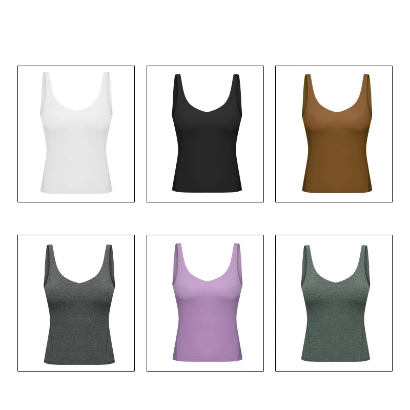 Wyplosz Vests For Women's Underwear Tank Top Clothing Training  Push Up Fitness Thread Yoga Woman Sexy Male Gym Vest Sports Bra