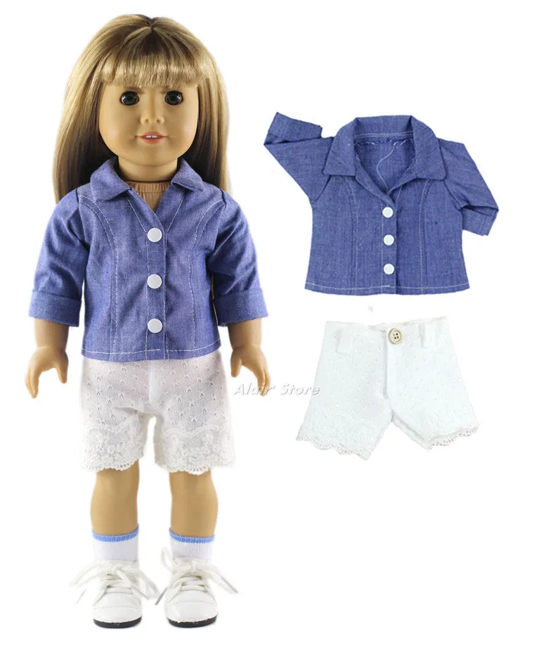 1 комплект повседневная одежда наряд дял 18-дюймовой куклы для 18 &quotамериканская