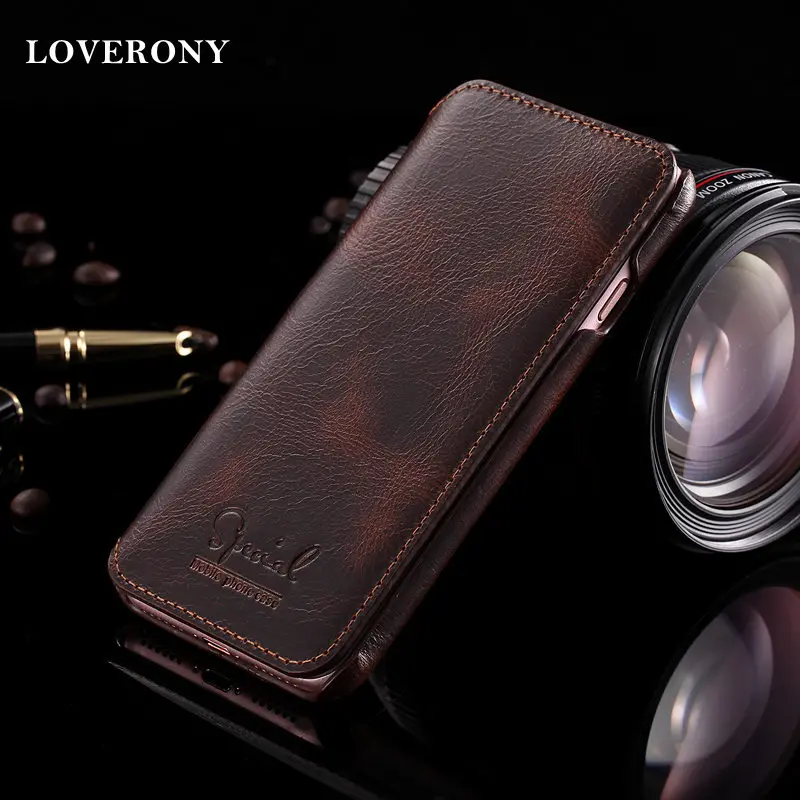 Чехлы LOVERONY из натуральной воловьей кожи для телефонов iPhone 6 7 8 Plus чехол со слотом