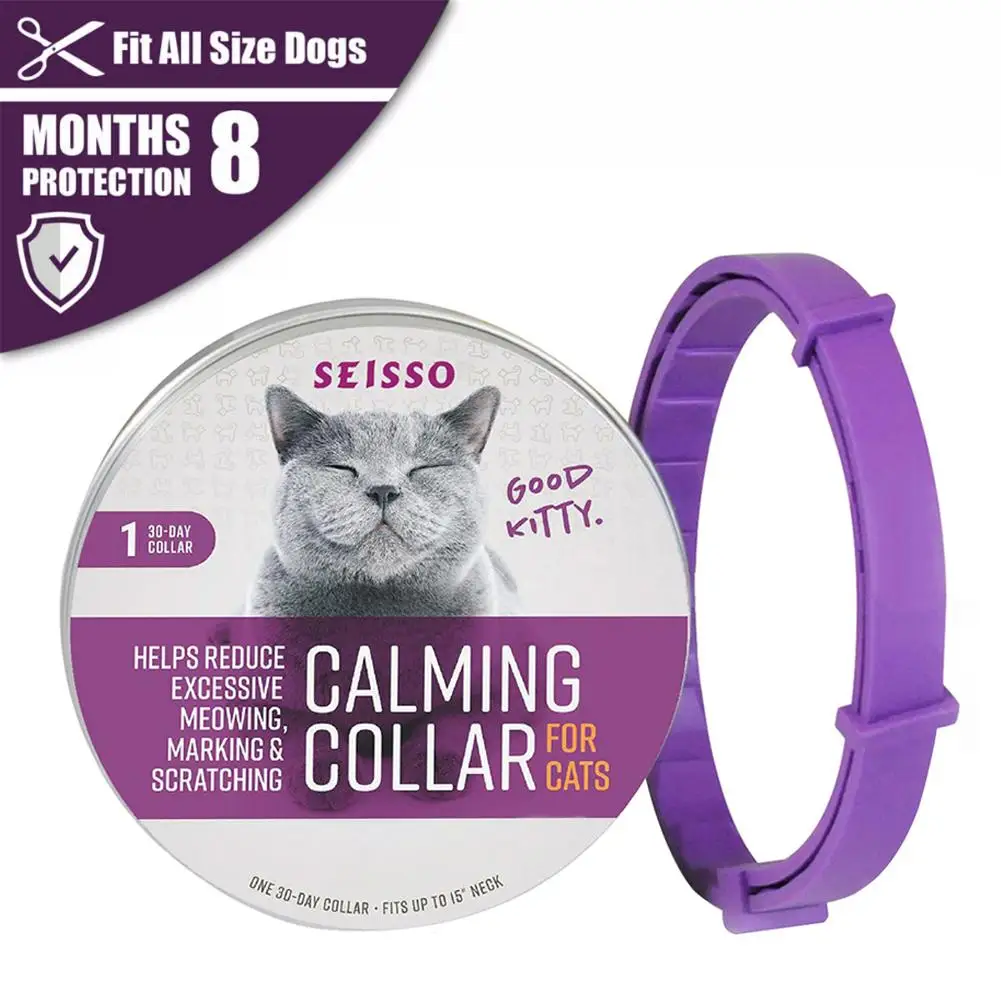 Ошейник для кошек и собак защита от блох комаров насекомых водонепроницаемый