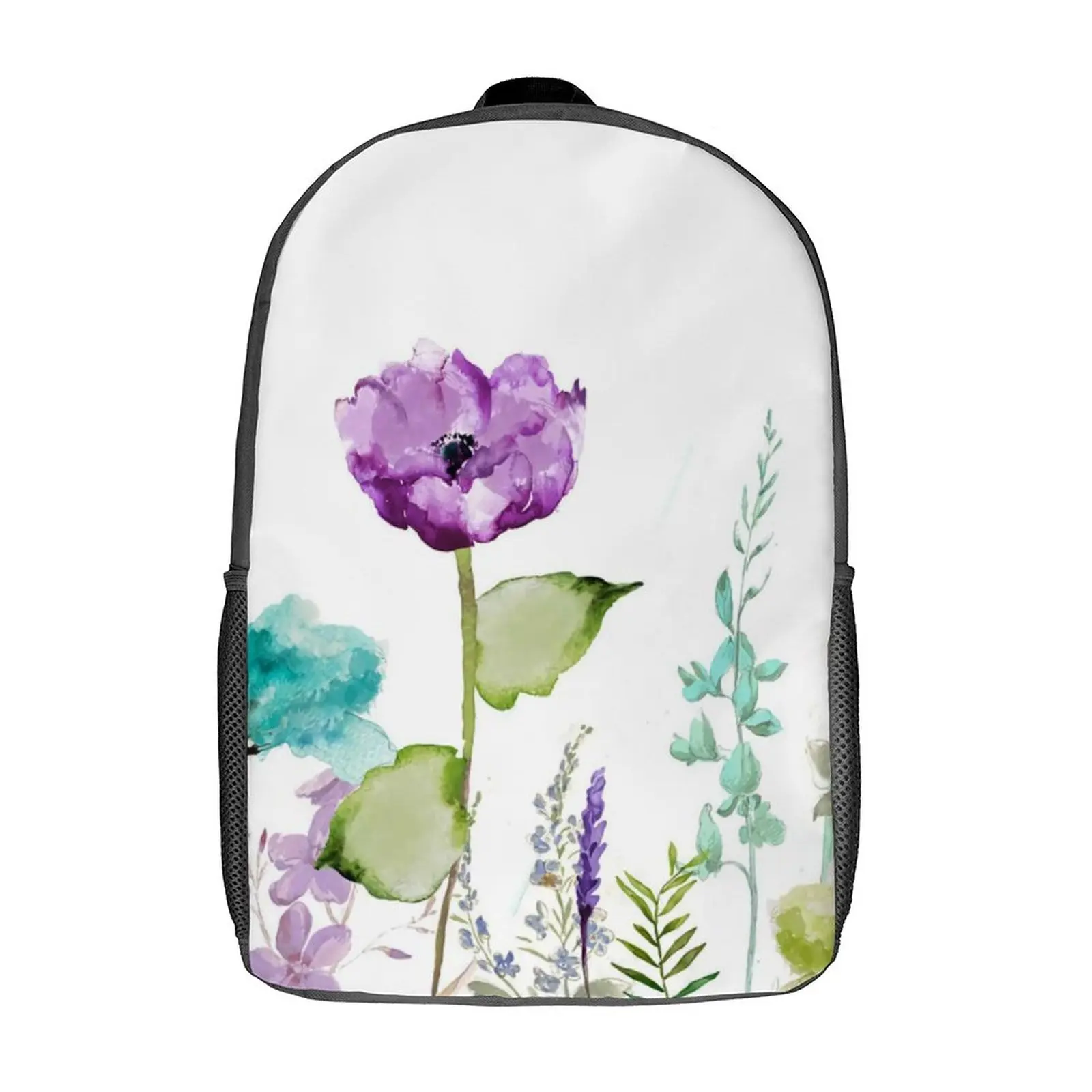 

Flowers Backpacks Novelty Polyester Running Backpack Youth Durable Bags