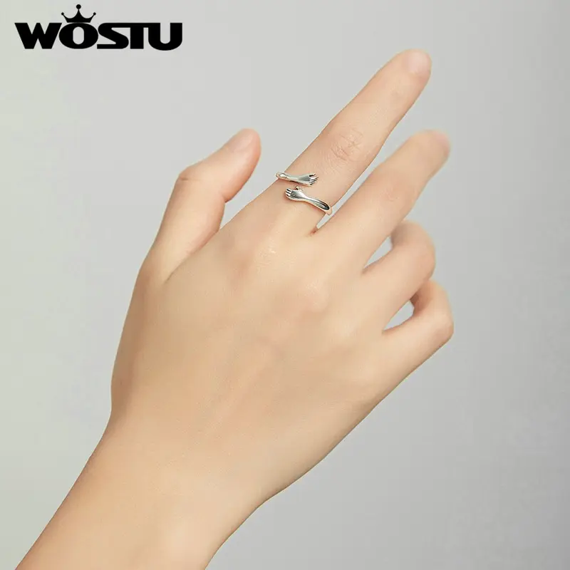 Кольцо женское из серебра 925 пробы регулируемое с фианитами | Украшения и