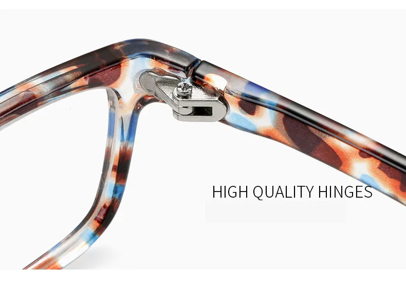 Rectangular Glasses Frame Reading Female Men Women Presbyopia Anti-blue Light Glasses Diopter Hyperopia Prescription Glasses