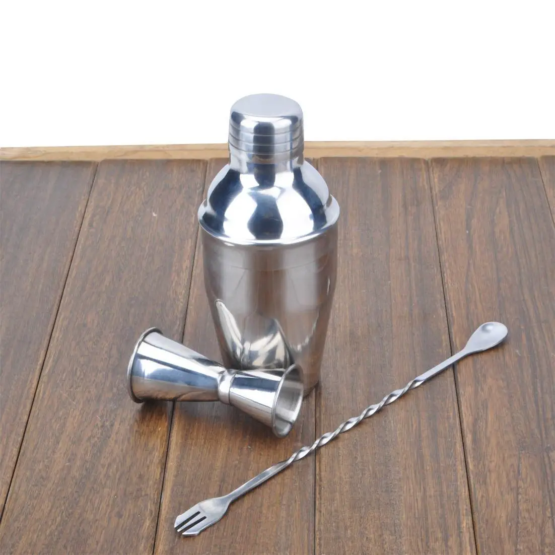 

Набор посуды для бармена, комплект из 5 предметов в подарочной коробке из нержавеющей стали, шейкер для коктейлей, миксер для напитков, барме...