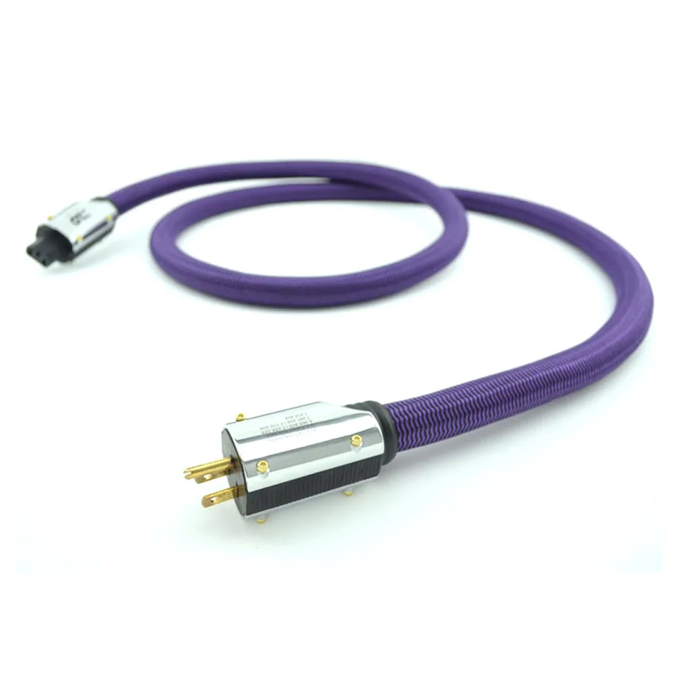 Кабель питания Purple Rush US кабель переменного тока без оригинальных кабелей hifi в