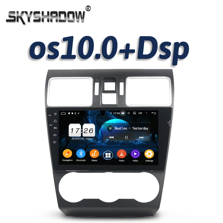 720P DSP 9 &quotIPS для Subaru WRX 2016 2017 Android 10 2 Гб ОЗУ 16 4 ядра автомобильный DVD-плеер AHD GPS RDS