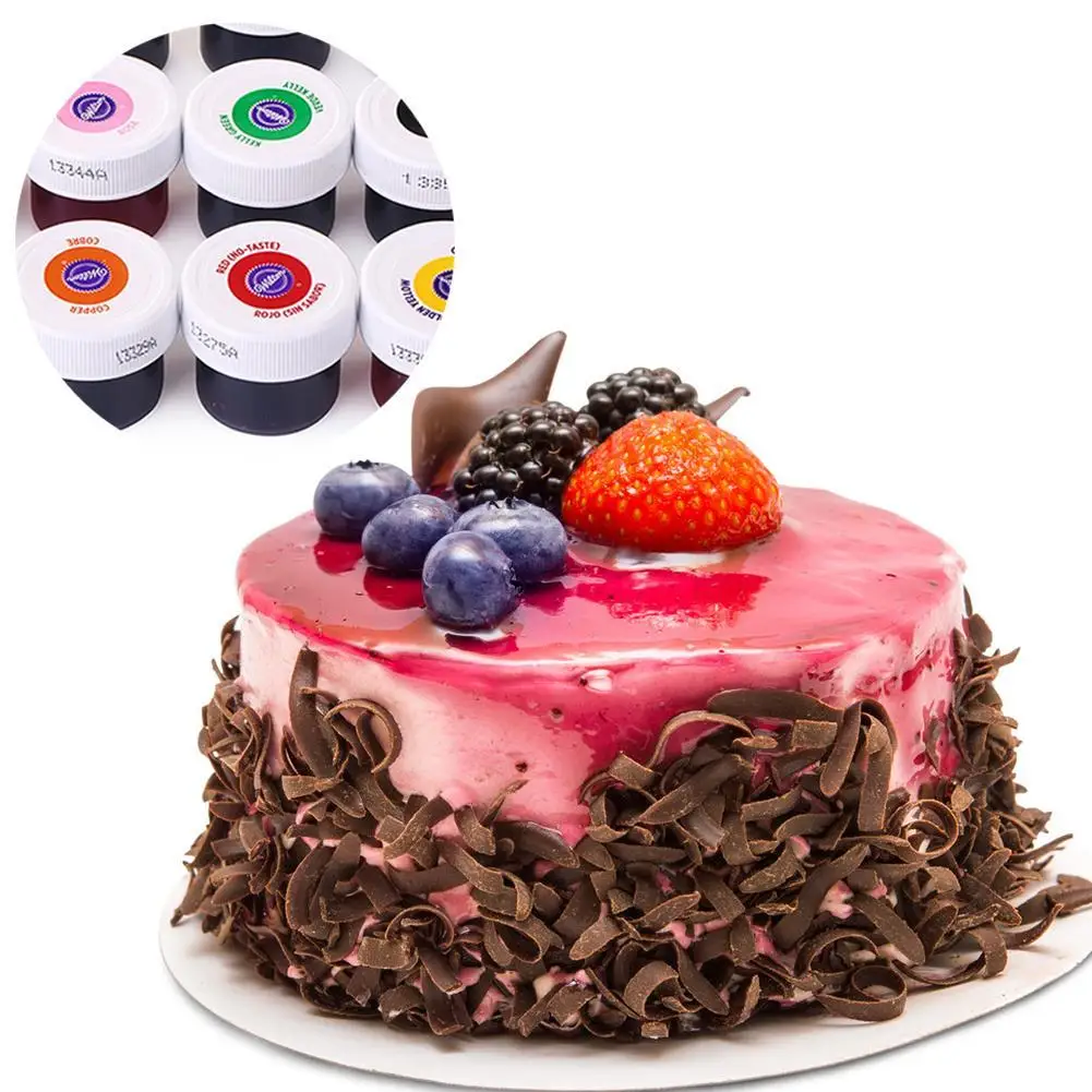 

Pigment 12 Color Set Cream Cake Fondant Baking Edible Coloring Cake Mold F0D7