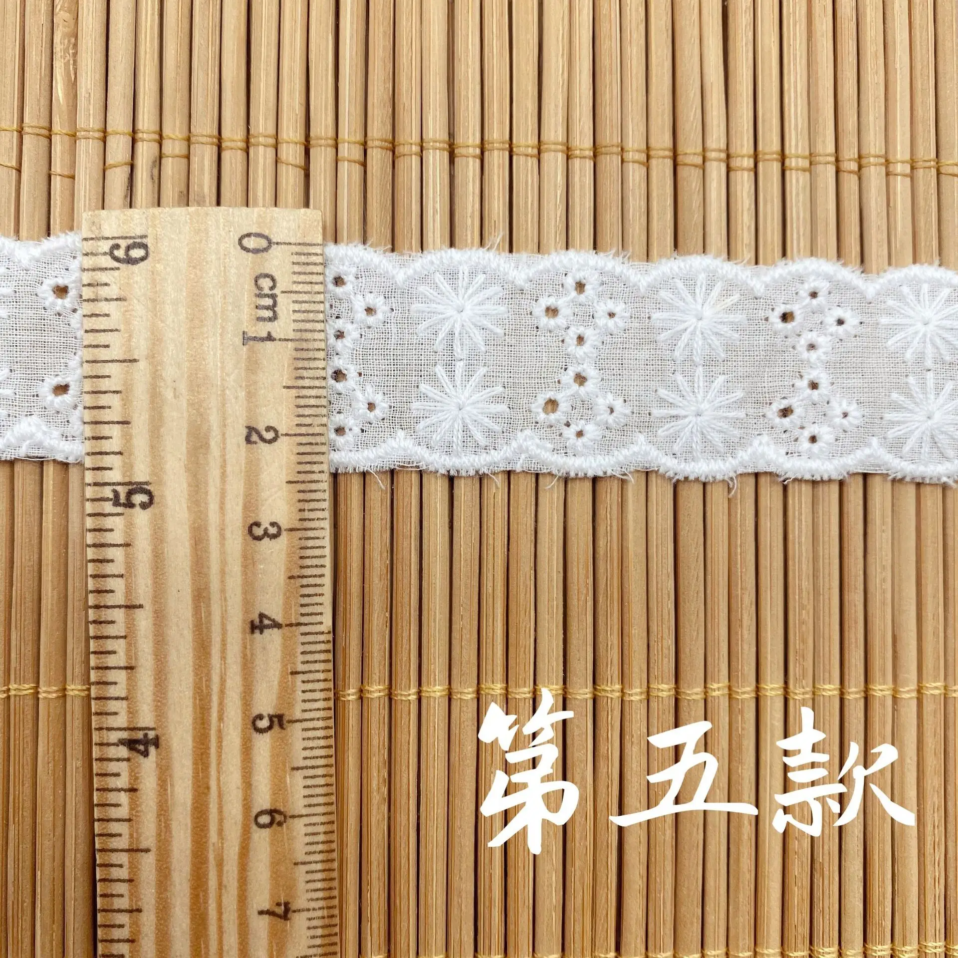 3 ярда/партия белые хлопковые ленты с вышивкой | Аксессуары для одежды