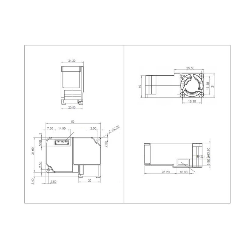 PMS5003 PMS7003 PMS5003ST PMS3003 PMSA003 ZH03B сенсор модуль PM2.5 частиц воздуха пыли лазерный датчик PLANTOWER электронный DIY