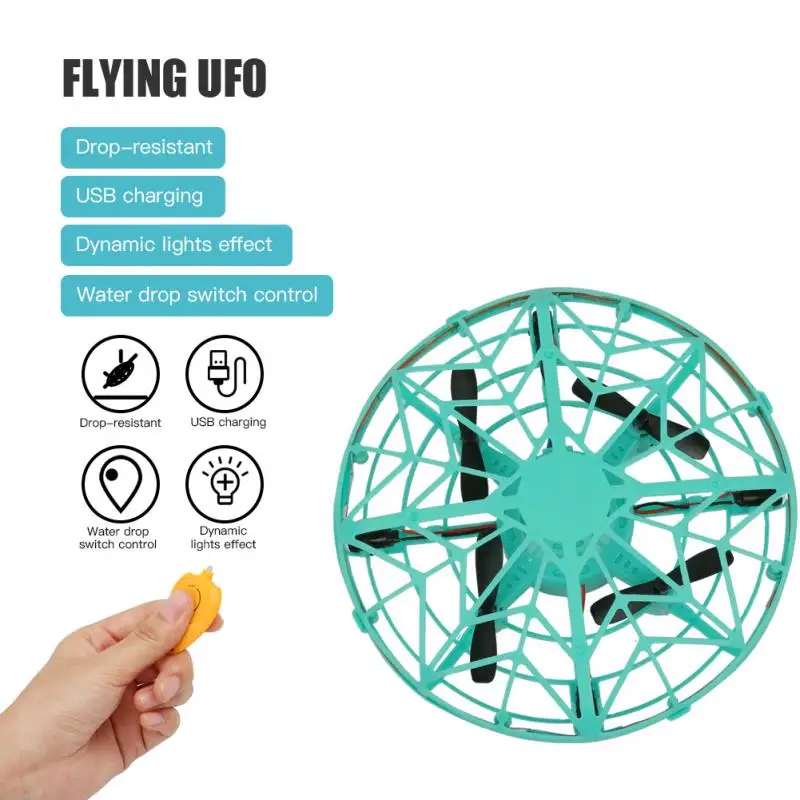 

Kids Toys UFO Drone Fly Helicopter Infraed Hand Sensing Induction RC Aircraft Upgrade Quadcopter for Children with switch