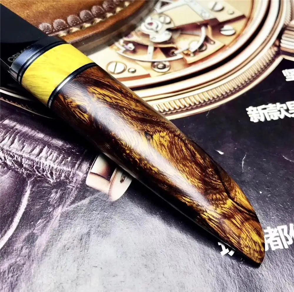 Охотничий нож из CPM-154 стали с фиксированным лезвием ручной работы кованый