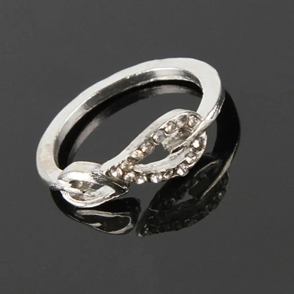 

80% Hot Sale Fashion Women Rhinestone Rings Gothic Leaf Engagement Ring Fashion Jewelry for Lovers Party Wedding Girlfriend Gift