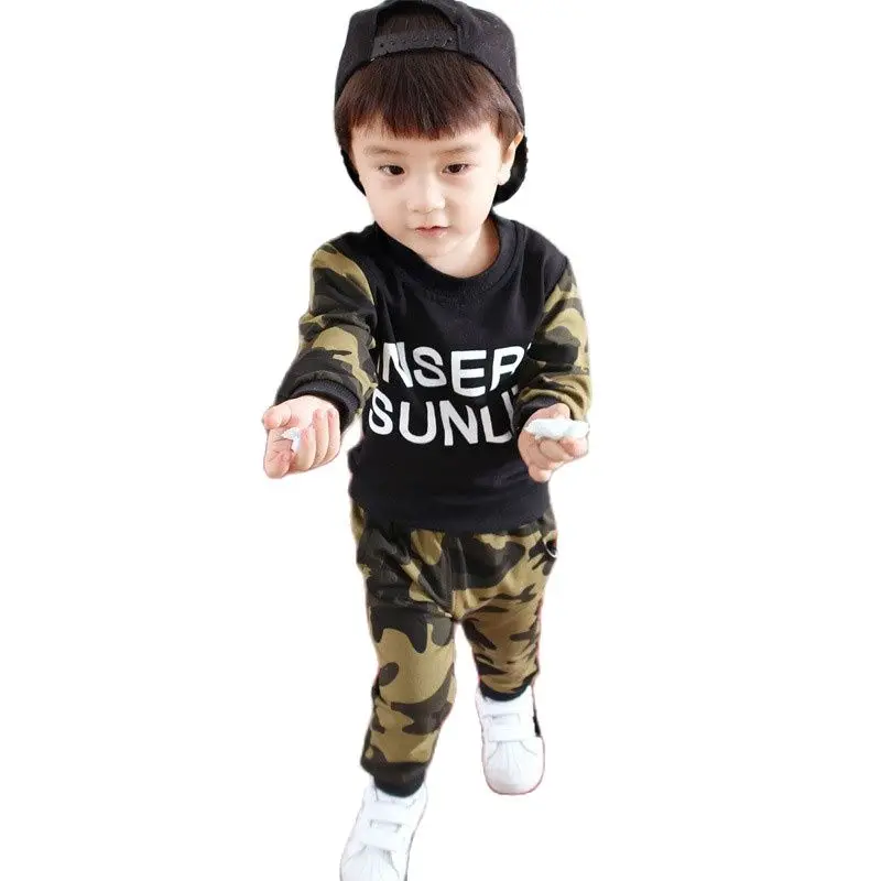 Spring Autumn Baby Boys Clothes Full Sleeve T-shirt And Pants 2pcs Cotton Suits Children Clothing Sets Toddler Brand Tracksuits |