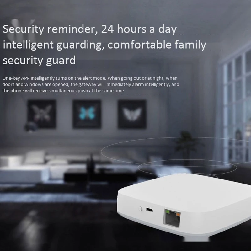 

Smart Gateway 2.4G Wireless Wifi Multi-Function Device Linkage Central Control Host Suitable for Graffiti App